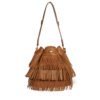 Caramel Fringe Bucket Bag – Image 2
