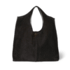 Black Suede Tote